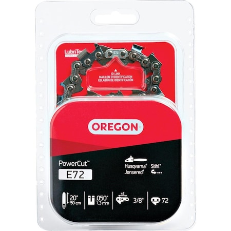 Oregon Cutting Oregon PowerCut 20 In. Chainsaw Chain E72
